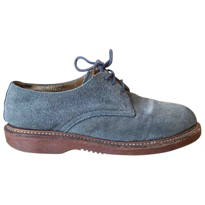 Pre-owned Dr. Martens' Lace Ups In Blue