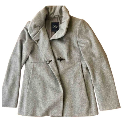Pre-owned Fay Grey Cashmere Jacket