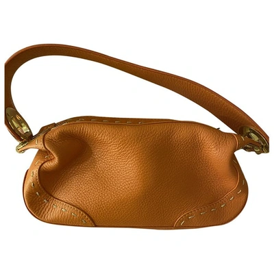 Pre-owned Escada Orange Leather Handbag