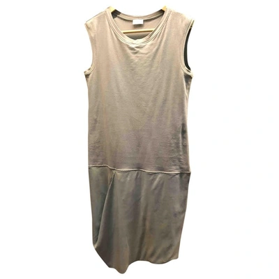 Pre-owned Brunello Cucinelli Mid-length Dress In Beige