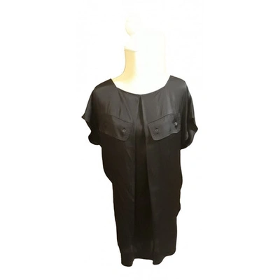 Pre-owned Stella Mccartney Silk Mid-length Dress In Black