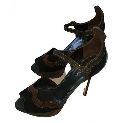 Pre-owned Sergio Rossi Sandals In Brown