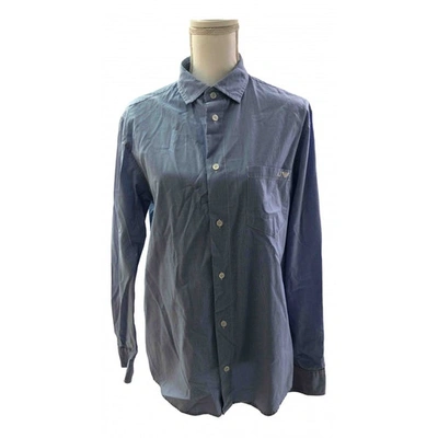 Pre-owned Armani Jeans Shirt In Blue