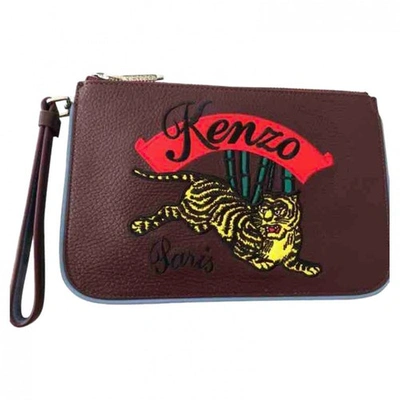 Pre-owned Kenzo Brown Leather Small Bag, Wallet & Cases