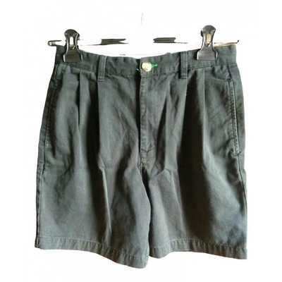 Pre-owned Tommy Hilfiger Black Cotton Shorts