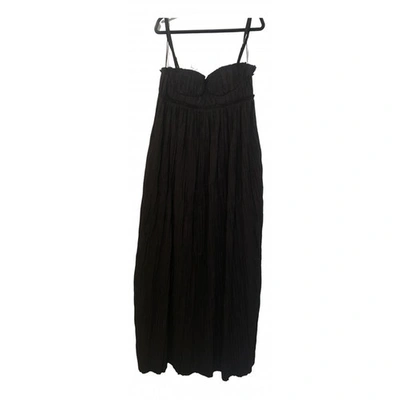 Pre-owned Khaite Black Cotton Dress