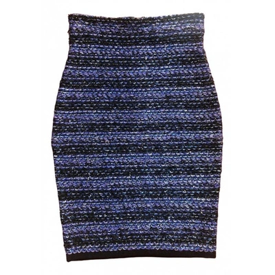Pre-owned Balmain Blue Skirt