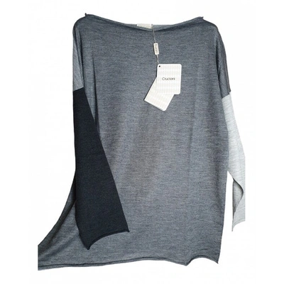 Pre-owned Cruciani Grey Cashmere Knitwear