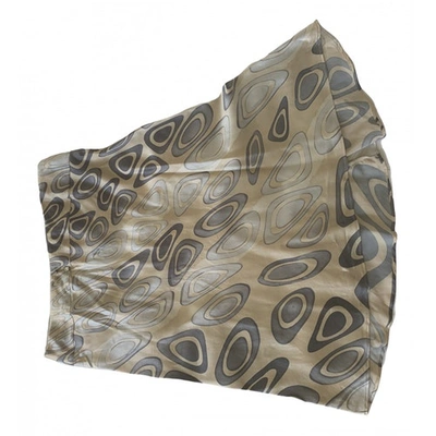 Pre-owned Roberto Cavalli Silk Mid-length Skirt In Other