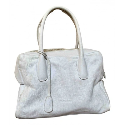 Pre-owned Jil Sander White Leather Handbag