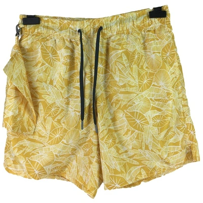 Pre-owned Z Zegna Swimwear In Yellow
