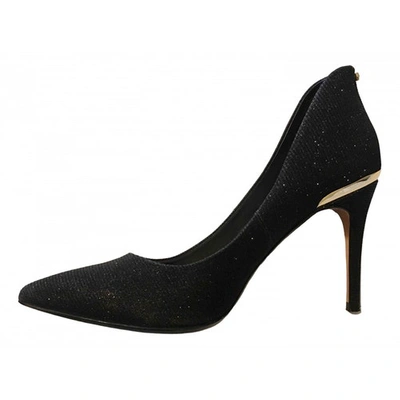 Pre-owned Ted Baker Leather Heels In Black