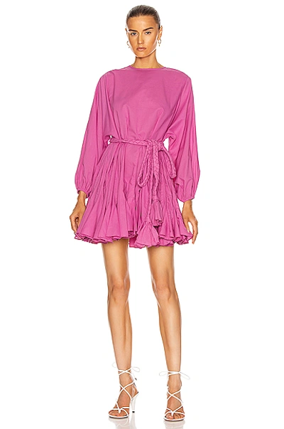 Shop Rhode Ella Dress In Prism Pink