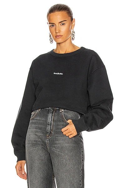 Shop Acne Studios Fierre Sweatshirt In Black