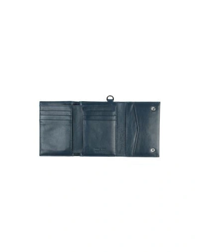 Shop Jimmy Choo Wallet In Dark Blue