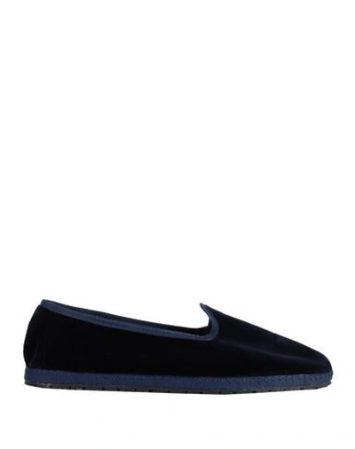 Shop Allagiulia Loafers In Dark Blue