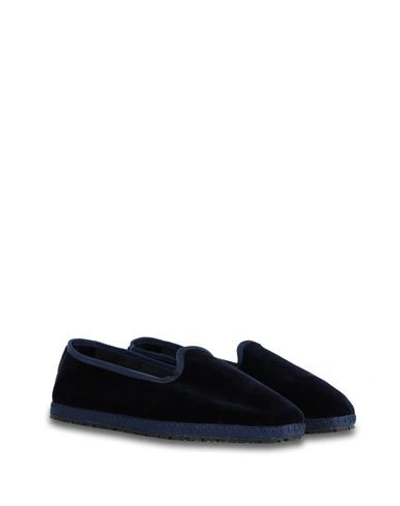 Shop Allagiulia Loafers In Dark Blue