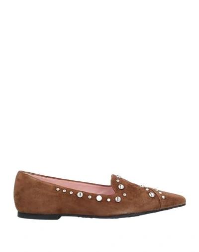 Shop Pretty Ballerinas Loafers In Brown