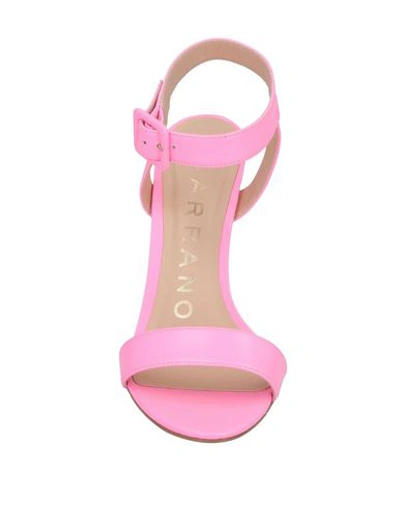 Shop Carrano Sandals In Pink