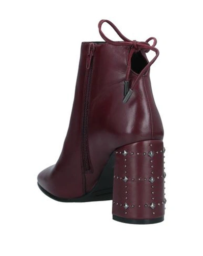 Shop Adele Dezotti Ankle Boot In Maroon