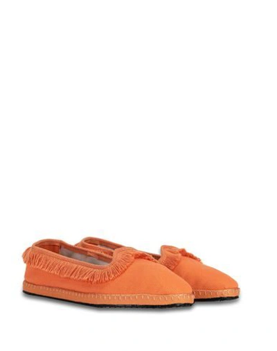 Shop Allagiulia Loafers In Orange