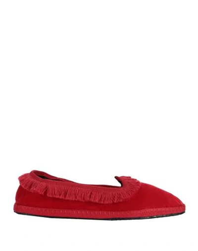 Shop Allagiulia Loafers In Red