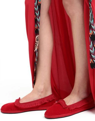 Shop Allagiulia Loafers In Red