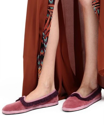 Shop Allagiulia Loafers In Pink