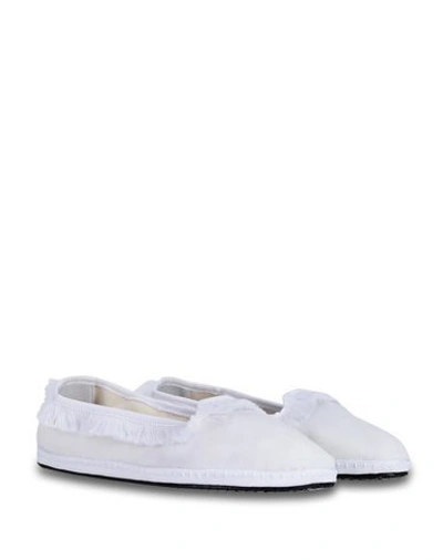 Shop Allagiulia Loafers In White