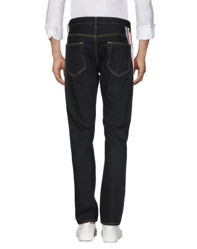Facetasm Denim Pants In Black