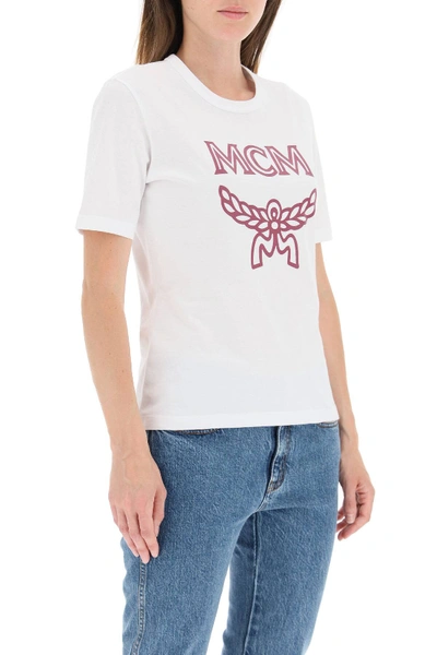 Shop Mcm T-shirt With Logo In White