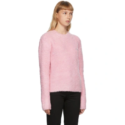 Shop We11 Done We11done Pink Boucle Sweater