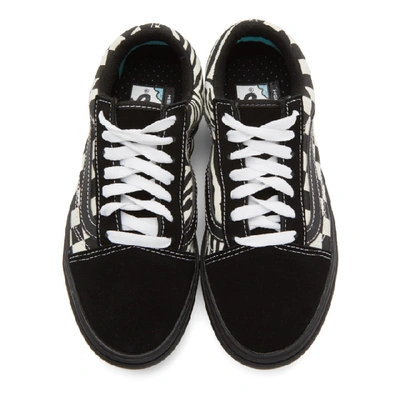 Shop Vans White & Black Og Old Skool Lx Sneakers