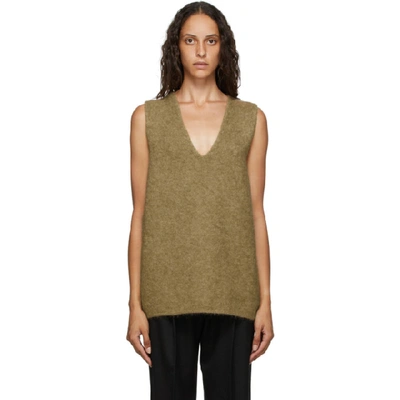 Shop Arch The Tan V-neck Vest In Camel