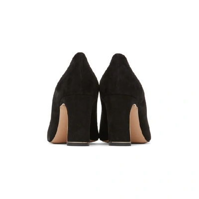 Shop Nicholas Kirkwood Black Suede Maeva Pumps In N99 Black