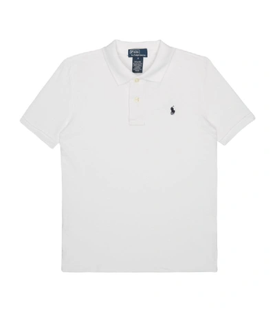 Shop Ralph Lauren Custom Fit Polo Shirt (10-14 Years) In White