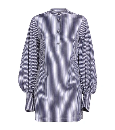 Shop Palmer Harding Palmer//harding Kapori Striped Cotton Shirt