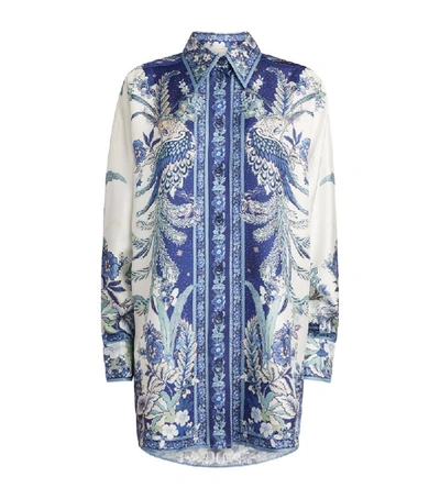 Shop Zimmermann Silk Printed Shirt