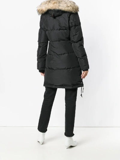 Shop Parajumpers Long Bear Parka In Black