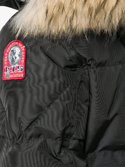 Shop Parajumpers Long Bear Parka In Black