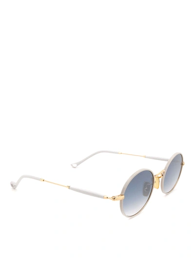 Shop Eyepetizer Un Ultralight Round Sunglasses In Grey