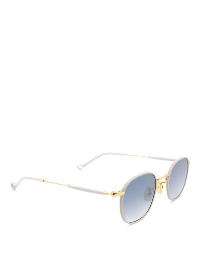 Shop Eyepetizer Trois Ultralight Sunglasses In Grey