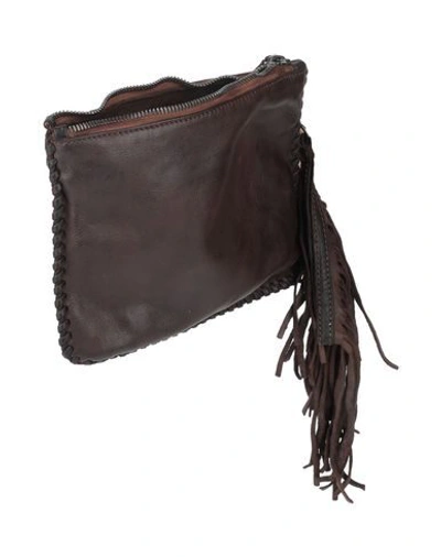 Shop Caterina Lucchi Handbags In Dark Brown