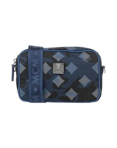 Shop Mcm Cross-body Bags In Dark Blue
