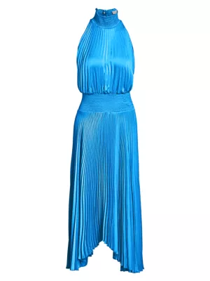 alc renzo pleated dress