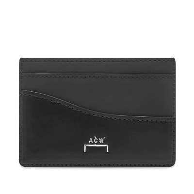 Shop A-cold-wall* Leather Card Holder In Black