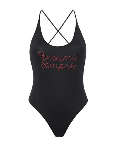 Shop Giada Benincasa One-piece Swimsuits In Black