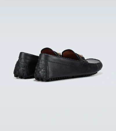 Shop Gucci Ayrton Horsebit Loafers In Black