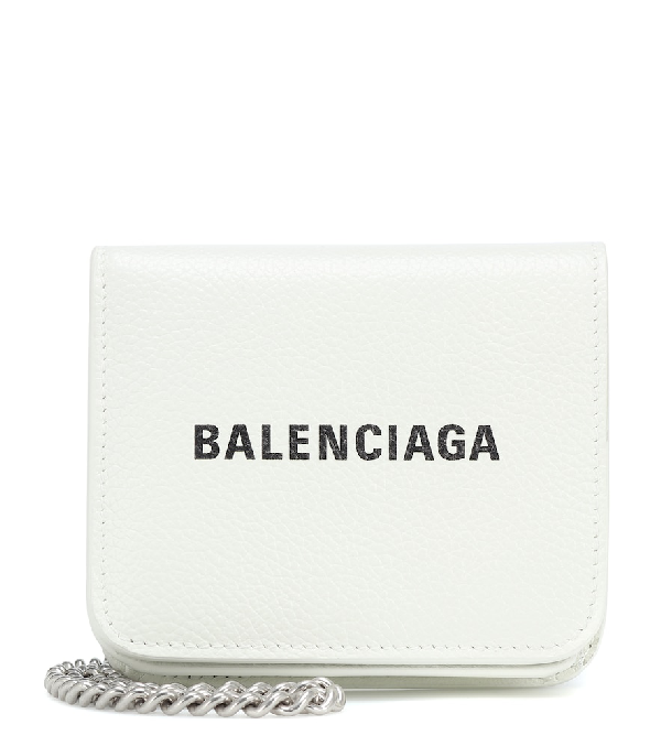 balenciaga white wallet