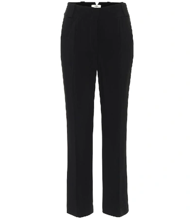 Shop Fendi High-rise Pants In Black